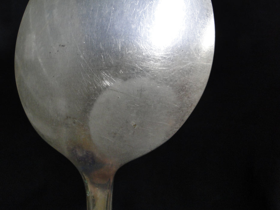 National Silver Holiday Silverplate Flatware: Salad Serving Spoon & Fork, As Is