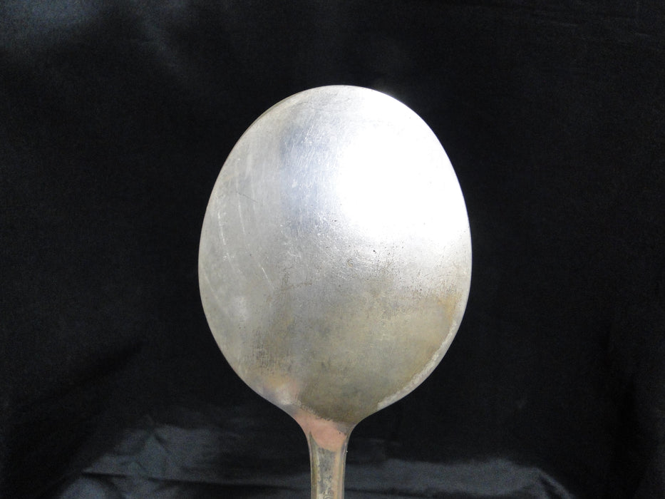 National Silver Holiday Silverplate Flatware: Salad Serving Spoon & Fork, As Is
