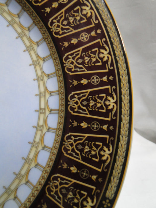 Bernardaud Grand Versailles, Rust Rim, Gold Design: Charger Plate, 11 5/8"