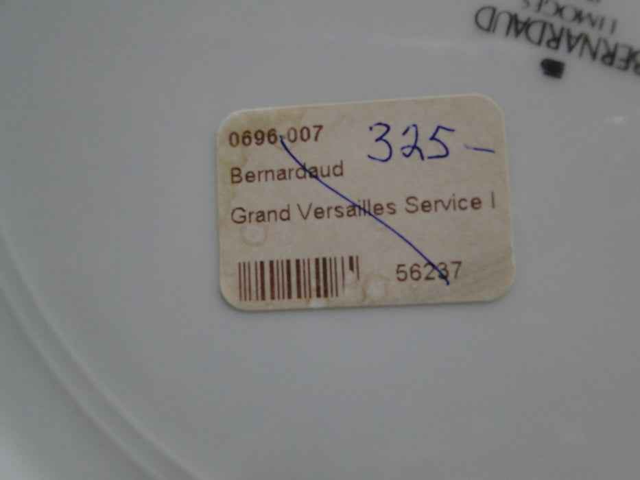 Bernardaud Grand Versailles, Rust Rim, Gold Design: Charger Plate, 11 5/8"