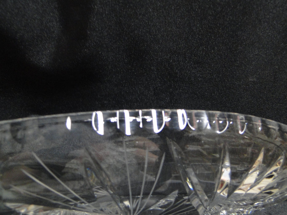 Clear, Cut Fans & Star, Thumbprint Edge: Oval Relish Dish, 11" x 5", MG#084