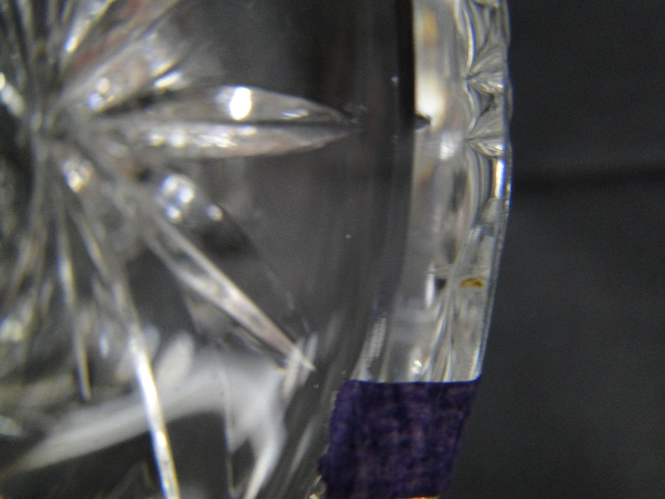 Clear, Cut Crystal: 3-Toed Vase, 4 3/4" x 5 7/8" Tall --  MG#225