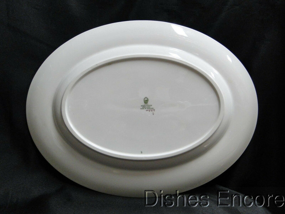 Wedgwood Gold Florentine, Dragons on White: Oval Serving Platter, 13 3/4"