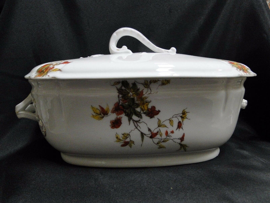 Schwalb Brothers (BSM), Coral Flowers: Tureen w/ Lid, 11 1/8" x 7 1/2"