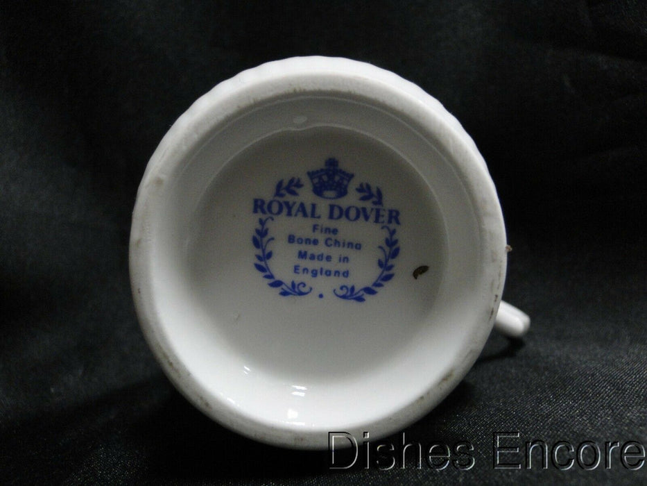 Royal Dover Yellow Roses, Purple Flowers: Demitasse Cup & Saucer Set, 2 3/8"