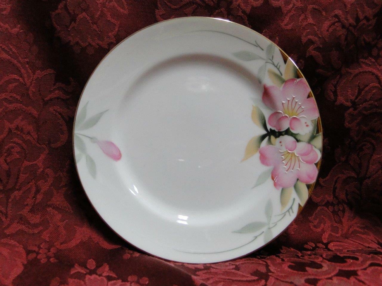 Noritake Azalea, 19322, White w/ Pink Flowers: Bread Plate (s), 6 3/8"