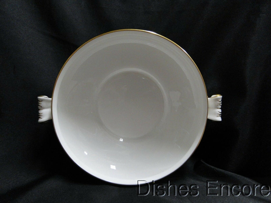 Wedgwood Gold Florentine, Dragons on White: Round Serving Bowl w/ Lid