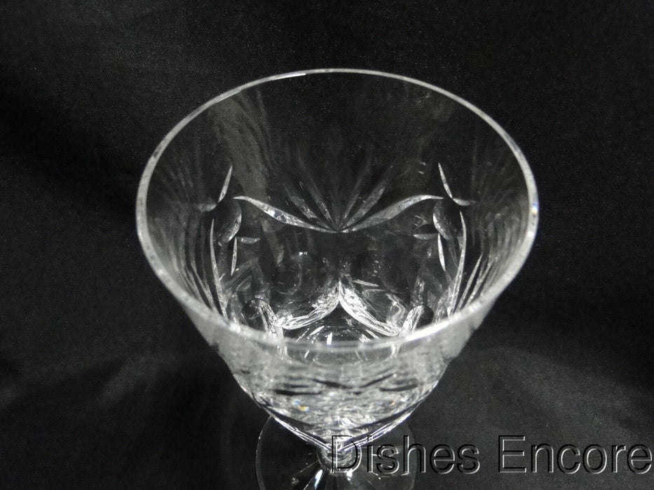 Waterford Crystal Ashling, Cut Fans & Panels: Water or Wine Goblet 7", Flaw