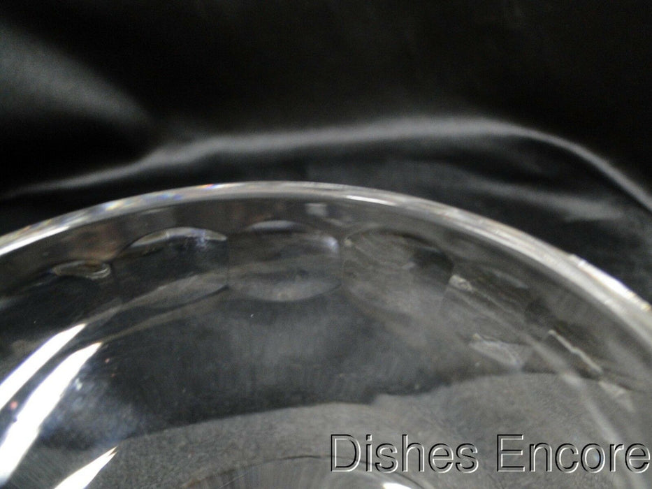 Clear w/ Vertical & Criss Cross Cuts: Hurricane Lamp & Globe 10.75" As Is MG#125