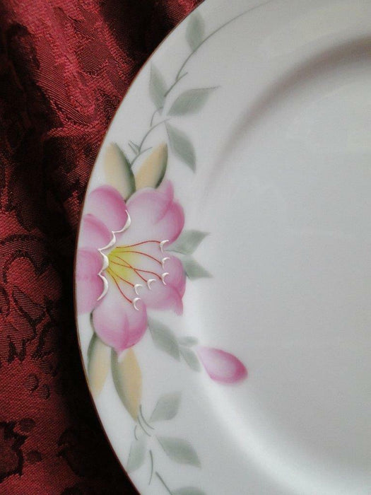 Noritake Azalea, 19322, White w/ Pink Flowers: Dinner Plate (s), 9 7/8"