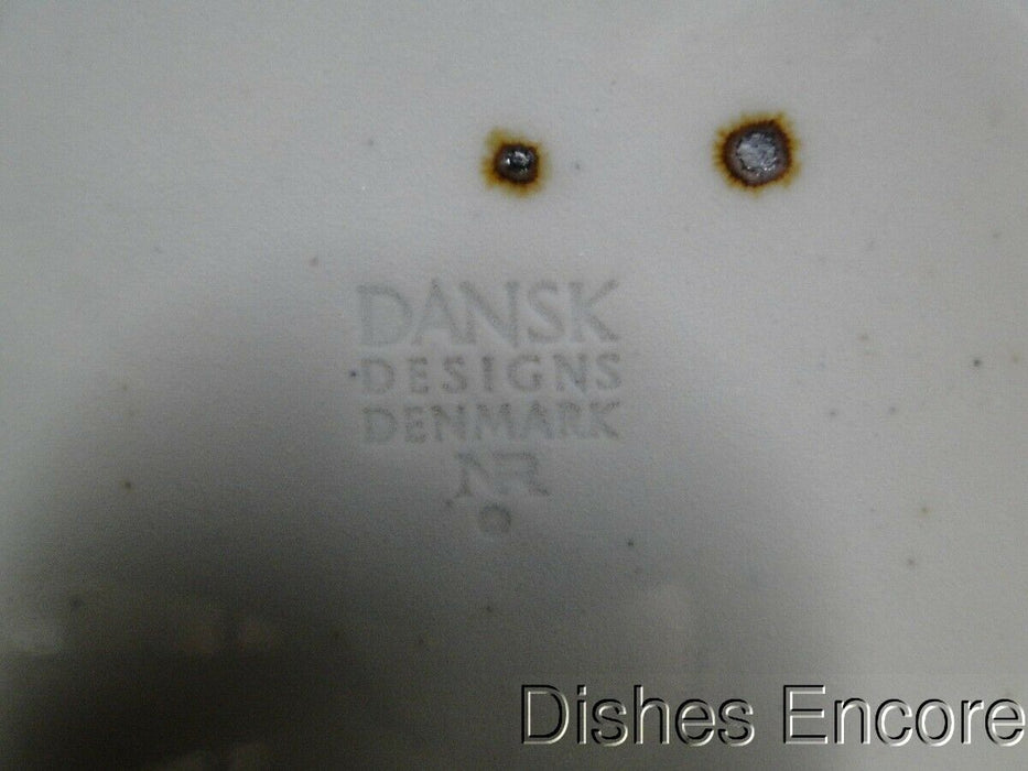 Dansk Brown Mist, Brown Trim, Speckles: 6 1/4 Saucer Only, No Cup, Coupe Shape