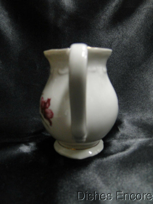 Winterling 84: Embossed Scrolls, Pink Flowers: Creamer / Cream Pitcher 4", As Is