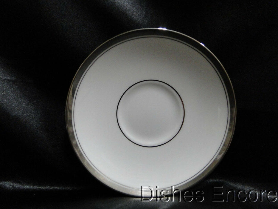 Waterford Harcourt Platinum, Platinum Bands on Rim: Cup & Saucer Set (s), 3 1/8"