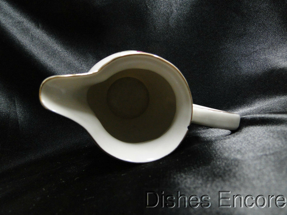 Winterling 84: Embossed Scrolls, Pink Flowers: Creamer / Cream Pitcher 4", As Is