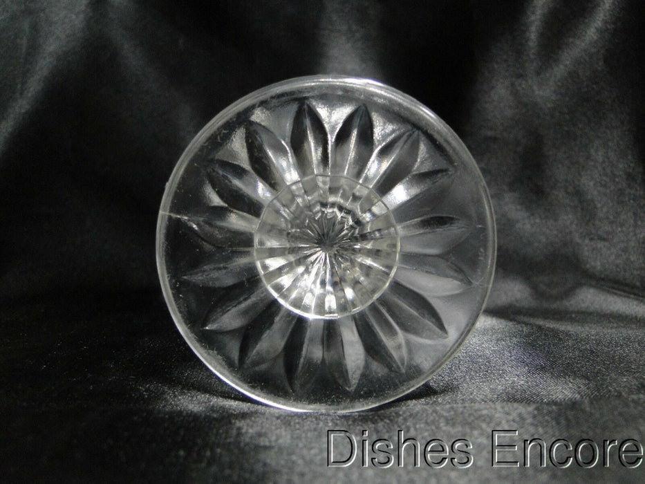 Colony Classique, Pressed Thumbprints & Wafer Stem: Water or Wine Goblet, 5 1/2"