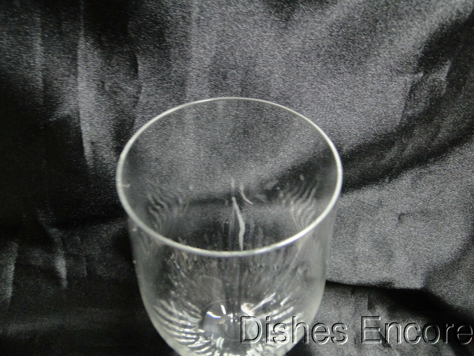 Clear w/ Vertical Cuts of Different Heights: Iced Tea, 8 1/8" -- CR#083
