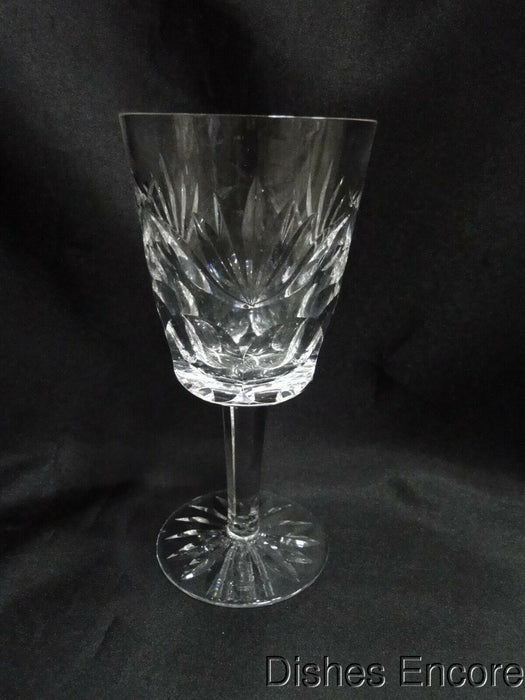 Waterford Crystal Ashling, Cut Fans & Panels: Water or Wine Goblet 7", Flaw