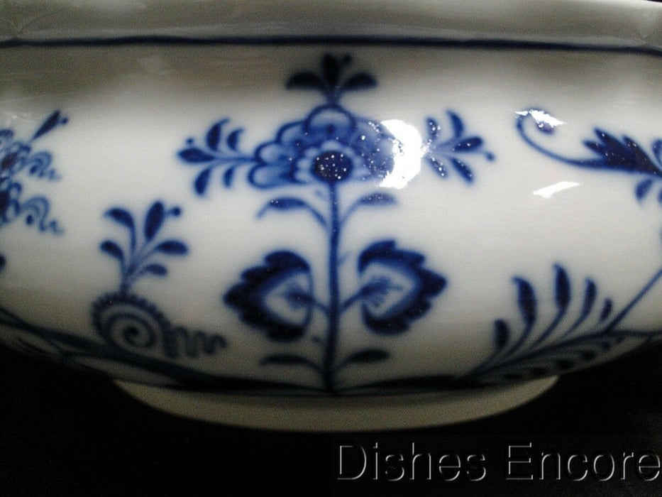 Meissen Blue Onion, "X" Backstamp: Oval Tureen w/ Lid, 9 1/2"