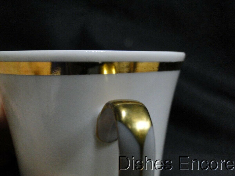 Eschenbach White w/ Gold Trim: 2 7/8" Cup (S) Only, No Saucer