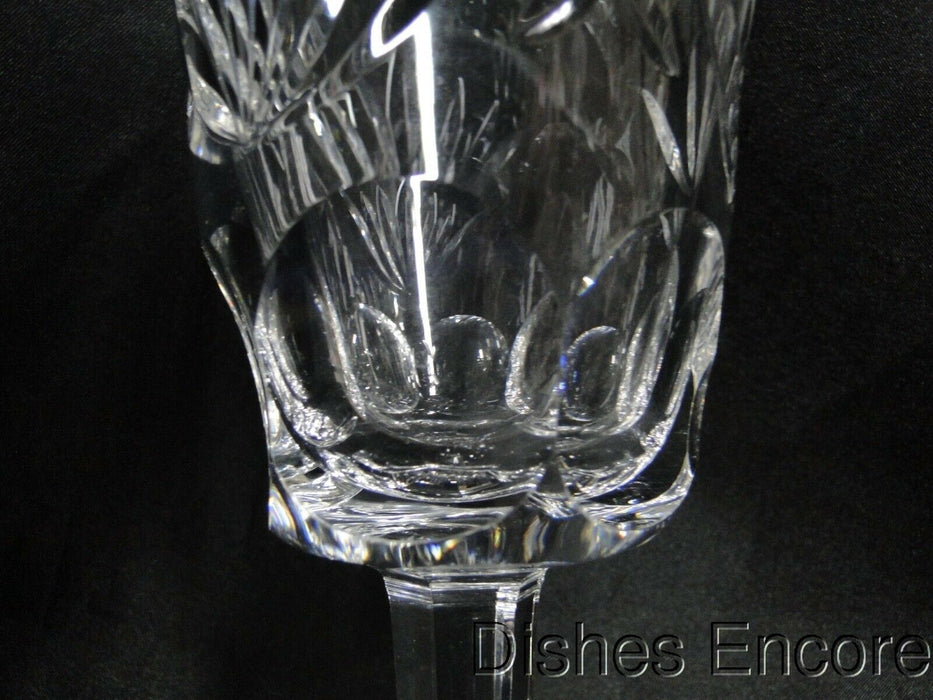 Waterford Crystal Ashling, Cut Fans & Panels: Water or Wine Goblet 7", Flaw