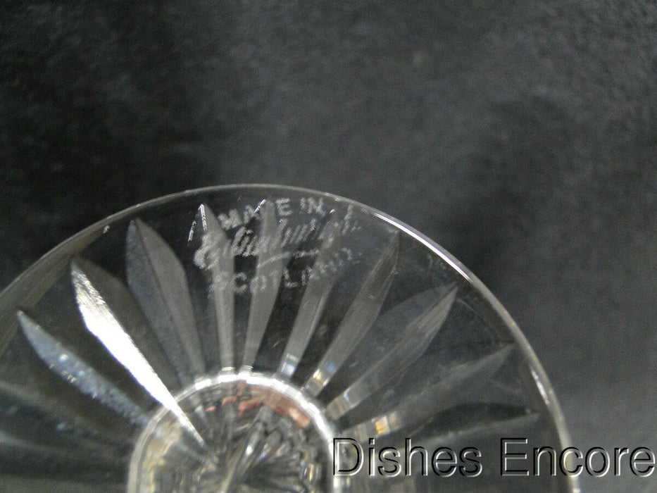 Edinburgh Crystal Star of Edinburgh, Cut Stars, Cut Foot: Cordial (s), 4 1/8"