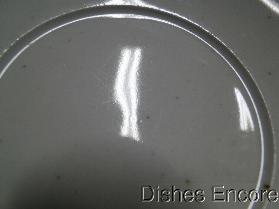 Dansk Brown Mist, Brown Trim, Speckles: 6 1/4 Saucer Only, No Cup, Coupe Shape