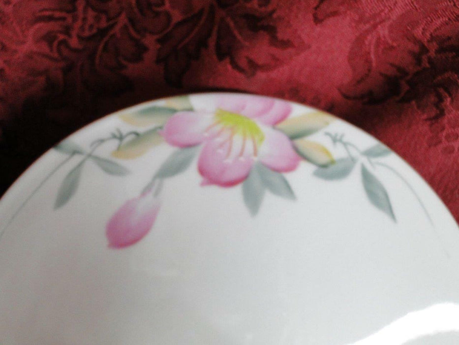 Noritake Azalea, 19322, White w/ Pink Flowers: Round Serving Bowl w/ Lid