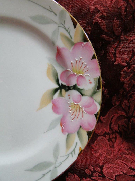Noritake Azalea, 19322, White w/ Pink Flowers: Bread Plate (s), 6 3/8"