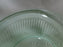 Vaseline Glass, Green, Ridged Border: Luncheon Plate (s), 8", CR#109