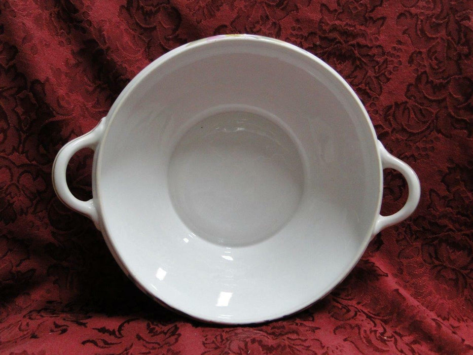 Noritake Azalea, 19322, White w/ Pink Flowers: Round Serving Bowl w/ Lid