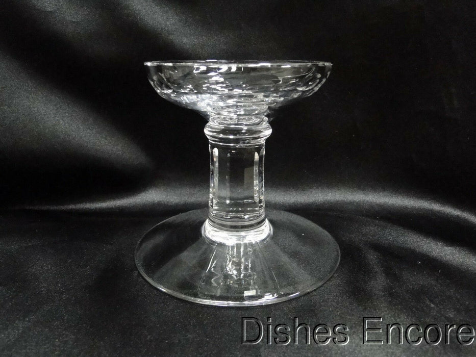 Clear w/ Vertical & Criss Cross Cuts: Hurricane Lamp & Globe 10.75" As Is MG#125