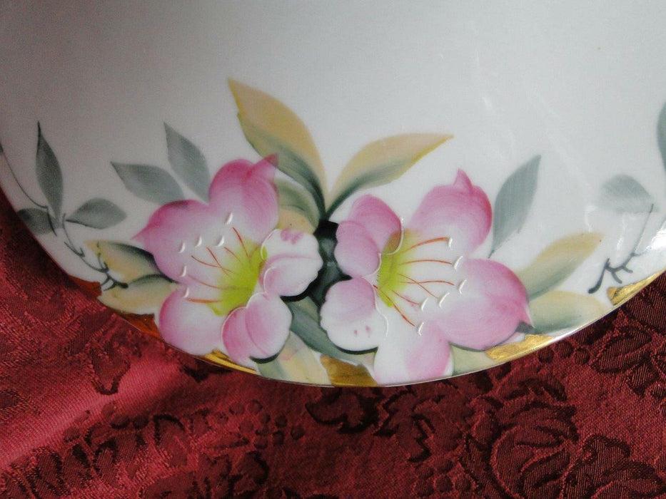Noritake Azalea, 19322, White w/ Pink Flowers: Round Serving Bowl w/ Lid