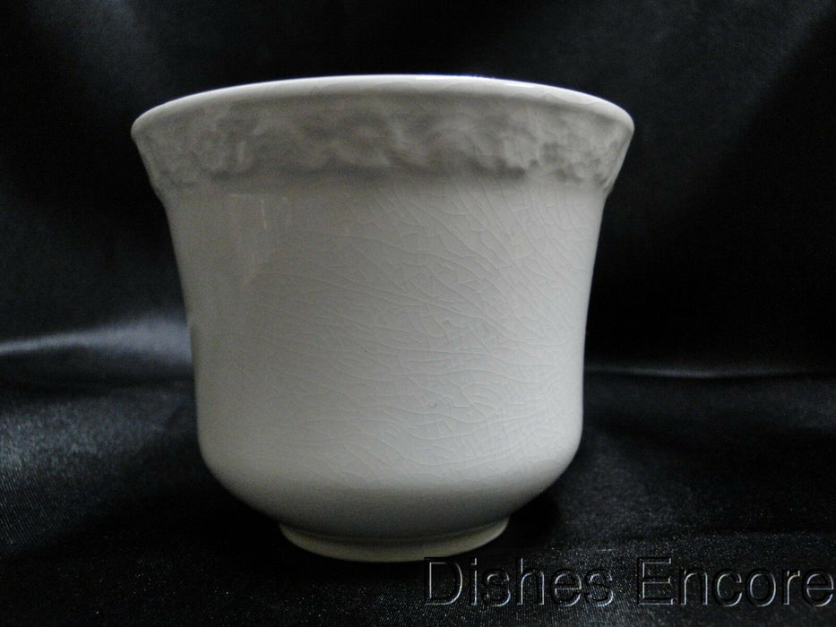 Wedgwood Hedge Rose, Embossed Flower Band: Cup & Saucer Set (s) 2 3/4", Crazing