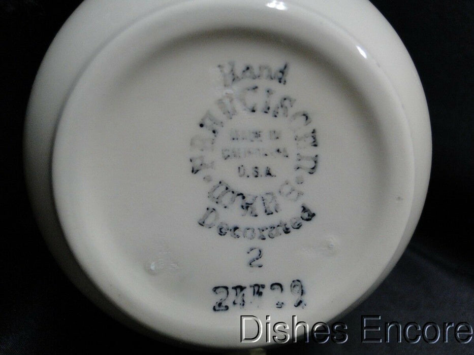 Franciscan Desert Rose, USA: Sugar Bowl Bottom without Lid, 3 1/8" Tall