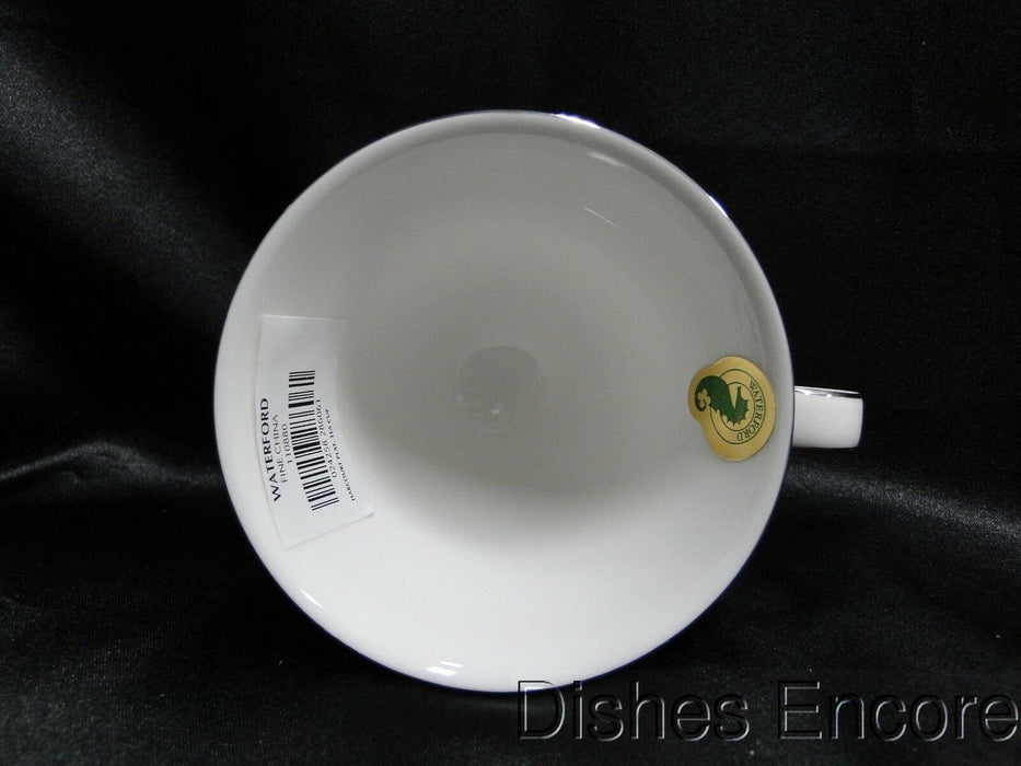 Waterford Harcourt Platinum, Platinum Bands on Rim: Cup & Saucer Set (s), 3 1/8"