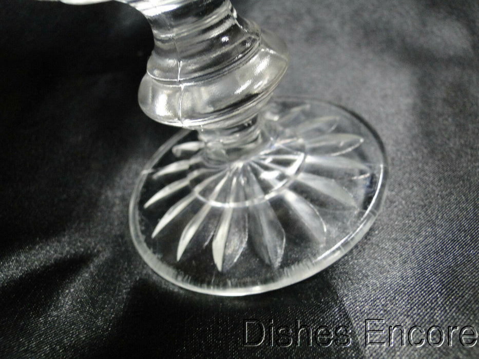 Colony Classique, Pressed Thumbprints & Wafer Stem: Water or Wine Goblet, 5 1/2"