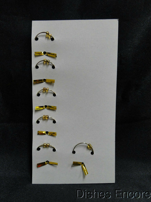 Boston Warehouse Seashell Wine Charms: Set of 6, New w/ Box