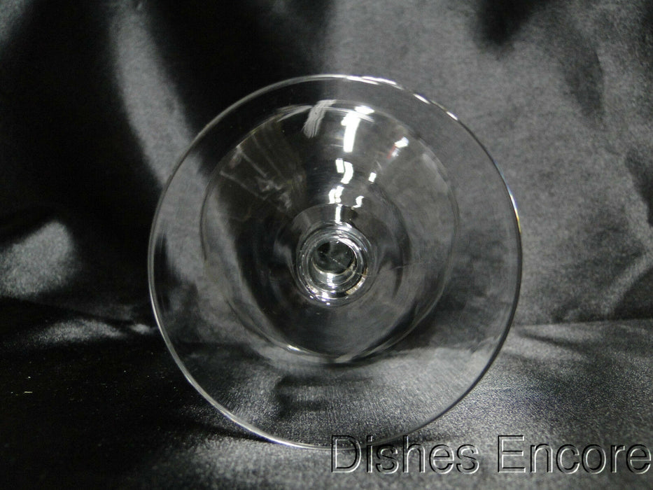 Clear w/ Etched Flowers & Leaves: Champagne / Sherbet (s), 4 5/8" Tall -- CR#016
