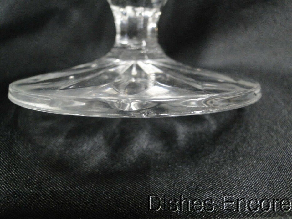 Clear, Pressed Glass, Diamond Pattern Band: Footed Dish / Compote (s) 4", CR#094