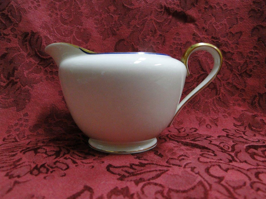 Tirschenreuth Cream w/ Thin Blue Band: Creamer / Cream Pitcher, 3 1/8"