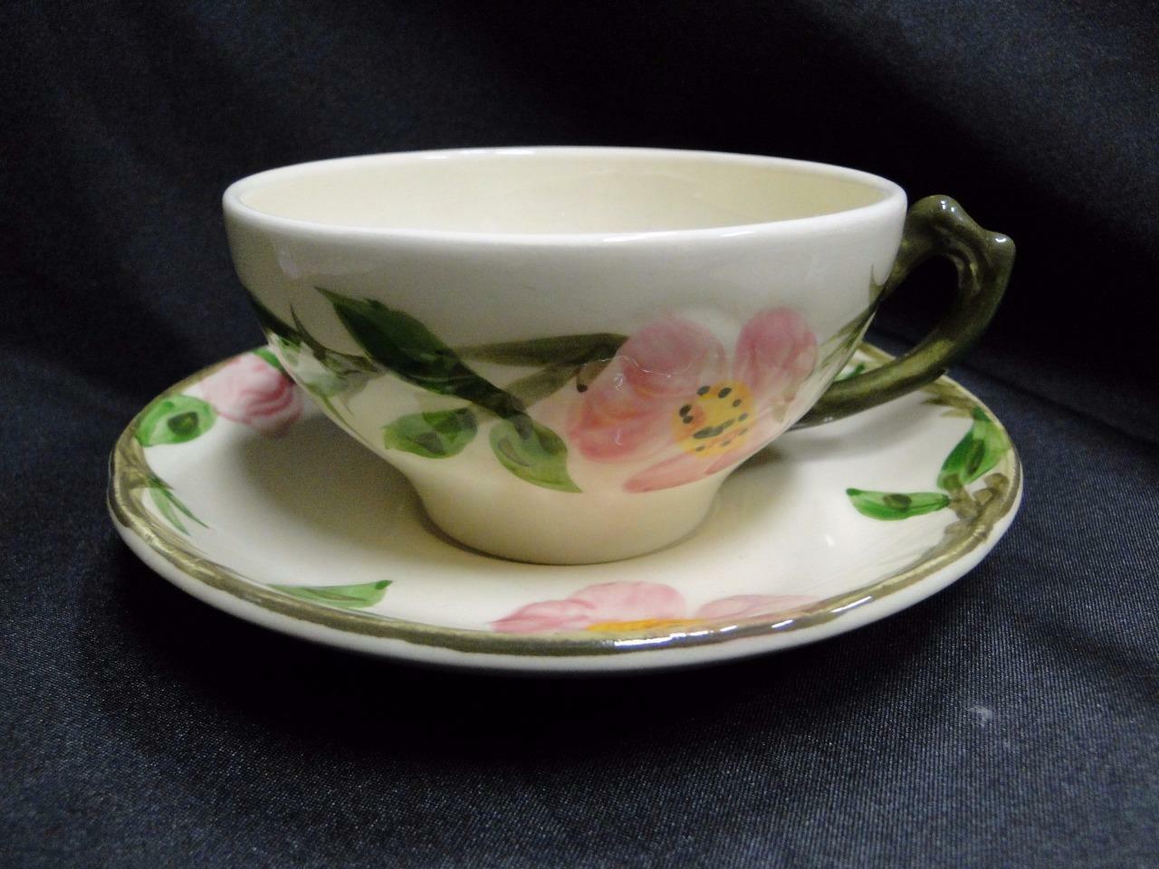 Franciscan Desert Rose, USA: Cup & Saucer Set (s), 2 1/2" Tall