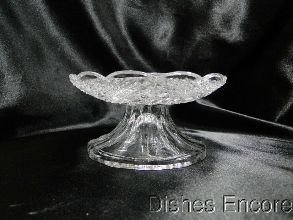 Clear w/ Cross Hatch Cuts: Hurricane Lamp & Globe, 9 5/8" Tall, MG#145