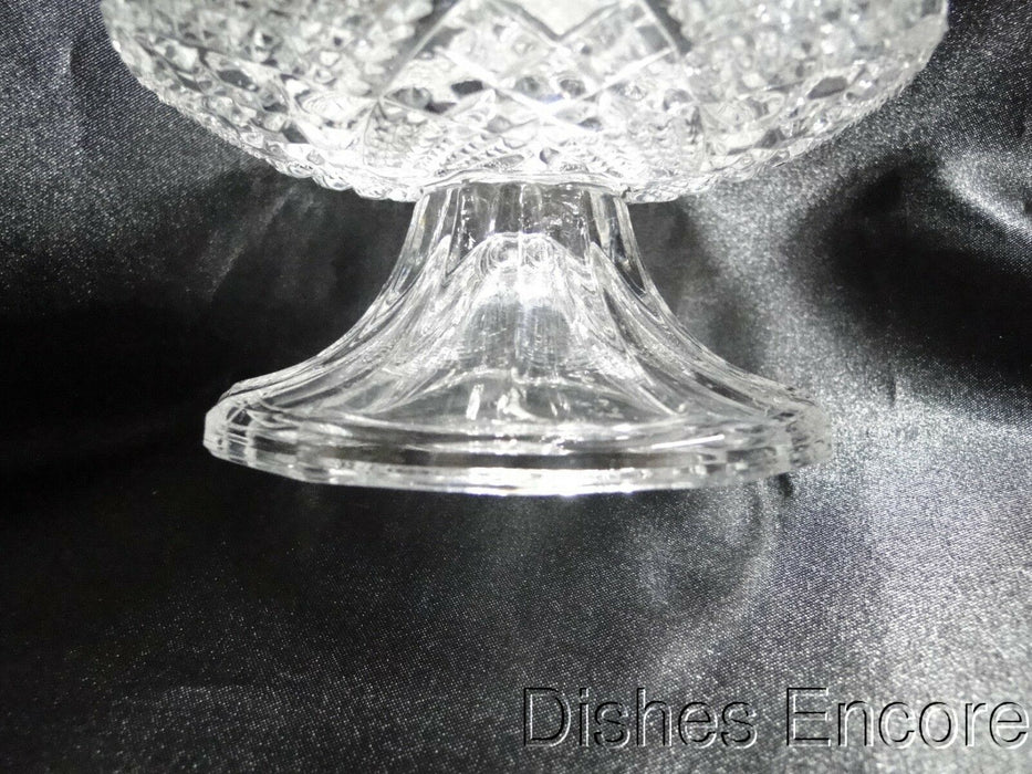 Clear w/ Cross Hatch Cuts: Hurricane Lamp & Globe, 9 5/8" Tall, MG#145