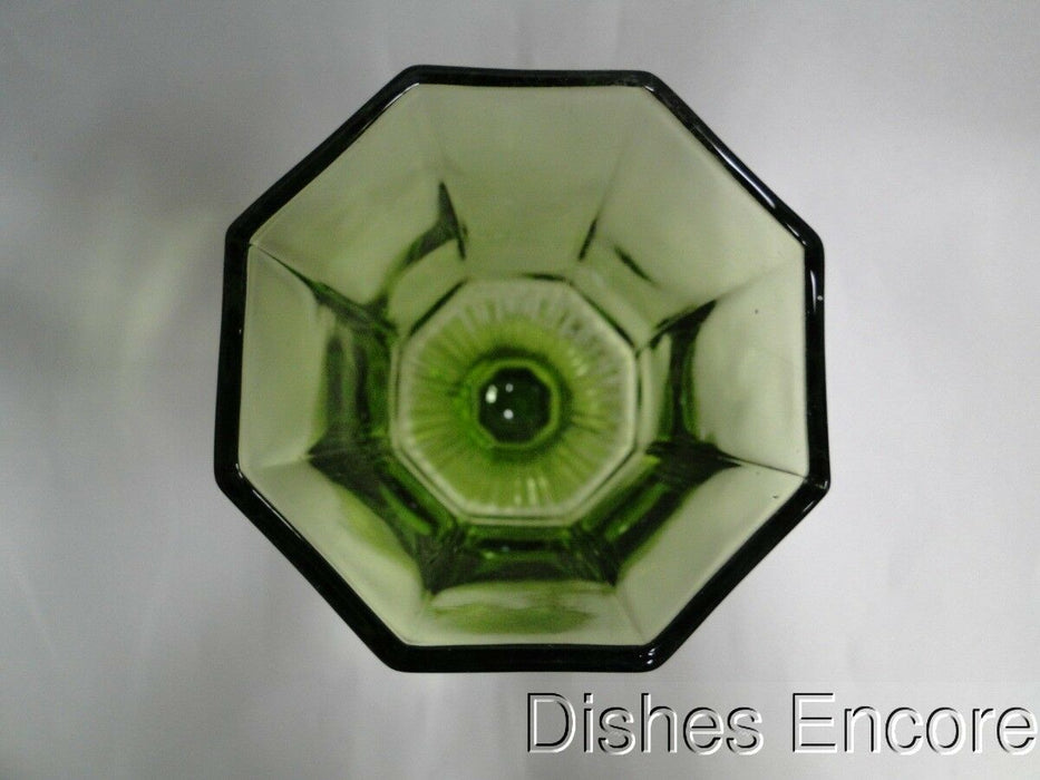Independence Octagonal Green: Wine Goblet, 4 1/2" Tall