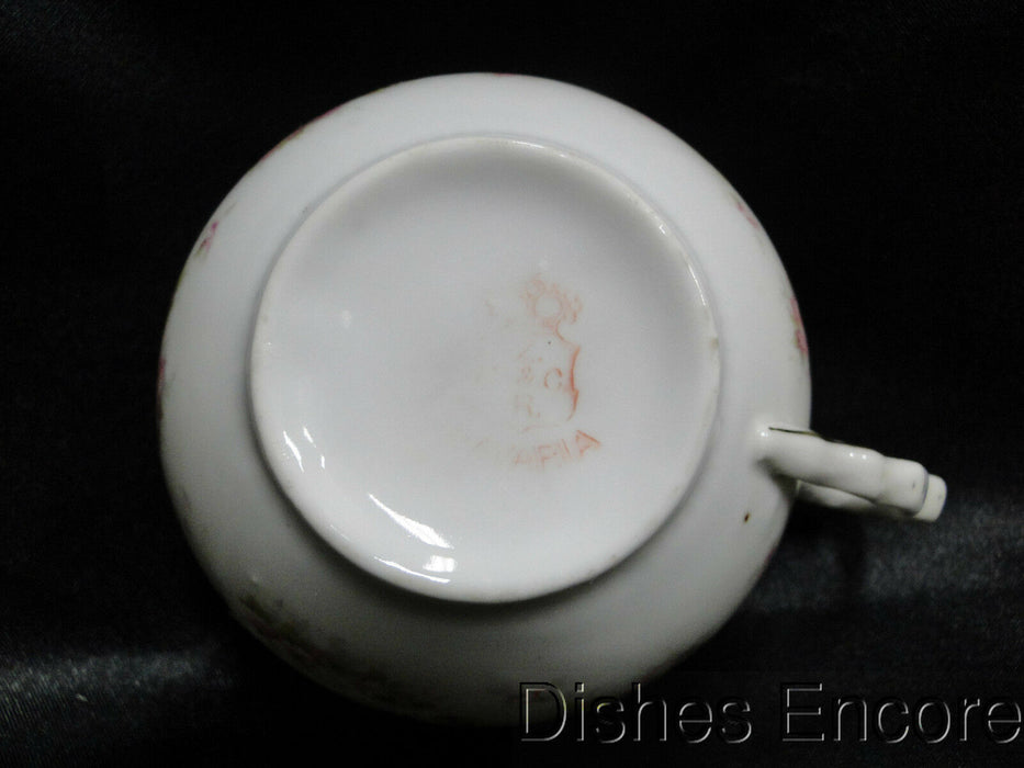 Zeh, Scherzer & Co 508, Pink Rose Garland: Cup & Saucer Set (s), 2" Tall