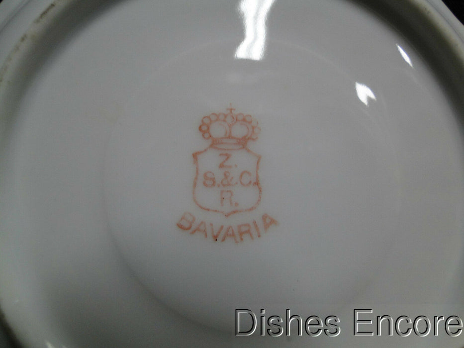 Zeh, Scherzer & Co 508, Pink Rose Garland: 4 7/8" Demitasse Saucer (s), No Cup