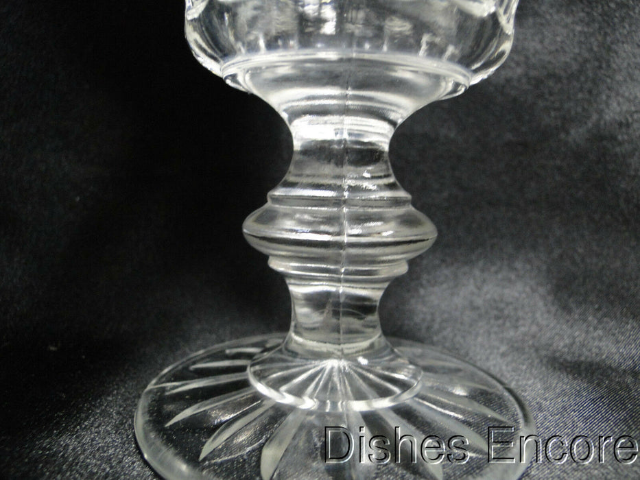 Colony Classique, Pressed Thumbprints & Wafer Stem: Water or Wine Goblet, 5 1/2"