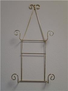 Bard's Expandable Vertical Brass Metal Display Rack: Extension Piece for 1 Plate