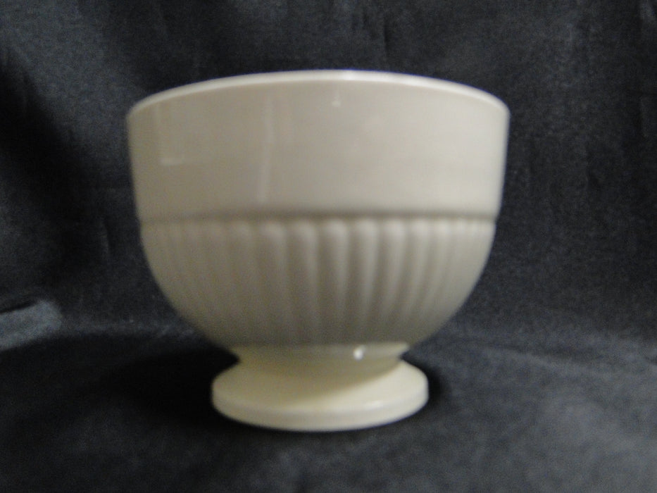 Wedgwood Edme, Ribbed Rim, Off White: Cup & Saucer Set, 2 1/2", As Is
