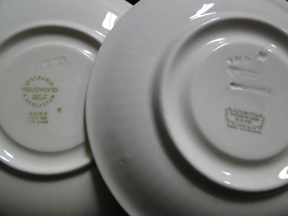 Wedgwood Edme, Ribbed Rim, Off White: 5 3/4" Saucer (s) Only, No Cup